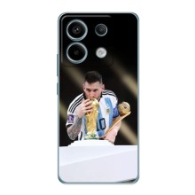 Чехлы Лео Месси Аргентина для Xiaomi Redmi Note 13 (5G) (Кубок Мира)