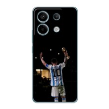 Чехлы Лео Месси Аргентина для Xiaomi Redmi Note 13 (5G) (Лео Чемпион)