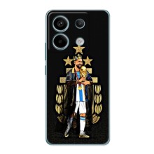 Чехлы Лео Месси Аргентина для Xiaomi Redmi Note 13 (5G) (Месси король)