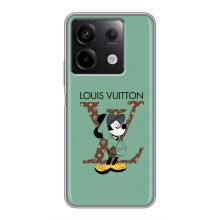 Чохли Луі Вітон для Xiaomi Redmi Note 13 (5G) (AlphaPrint - LOUIS VUITTON) (Міккі Маус LV)