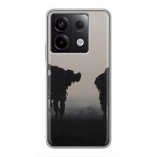 Чехлы на военную тематику для Xiaomi Redmi Note 13 (5G) – Бой солдат