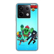 Чехлы Brawl Stars для Xiaomi Redmi Note 13 (5G) (AlphaPrint)