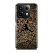 Чохли для Xiaomi Redmi Note 13 (5G) - з картинкою JORDAN (AlphaPrint) (Logo Jordan)