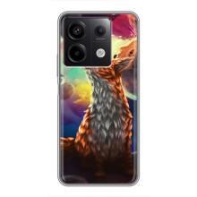 Чохли з картинкою Лисичка для Xiaomi Redmi Note 13 (5G) (VPrint) (Лисичка в космосі)