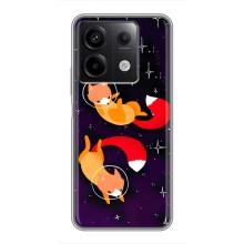 Чохли з картинкою Лисичка для Xiaomi Redmi Note 13 (5G) (VPrint) (Лисички космонавти)
