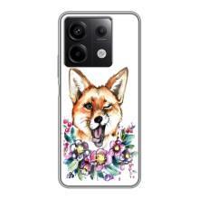 Чохли з картинкою Лисичка для Xiaomi Redmi Note 13 (5G) (VPrint) (Весела лисичка)