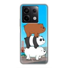 Чехлы с Пандами на Xiaomi Redmi Note 13 (5G) – Друзья