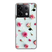Чехлы с принтом Розочки для Xiaomi Redmi Note 13 (5G) – Разные цветы