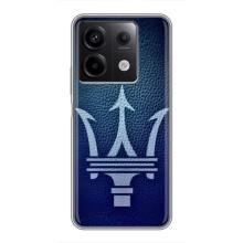 Чехлы с тематикой "Крутые машины" на Xiaomi Redmi Note 13 (5G) – Лого Maserati