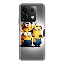 Чехол для Ребёнка на Редми Нот 13 (5G) (VPrint) – Три миньона