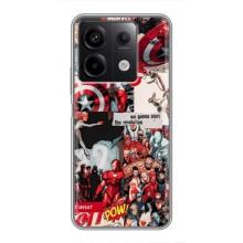 Чехол МАРВЕЛ для Редми Нот 13 (5G) (AlphaPrint) – Марвел Комикс