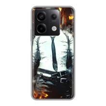 Силиконовый чехол с картинкой "Герой Pubg" на Xiaomi Redmi Note 13 (5G) – Man Пубг