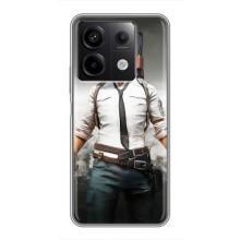 Силиконовый чехол с картинкой "Герой Pubg" на Xiaomi Redmi Note 13 (5G) – Пабг