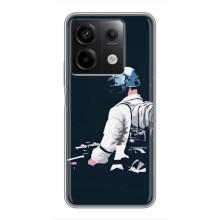 Силиконовый чехол с картинкой "Герой Pubg" на Xiaomi Redmi Note 13 (5G) – В экиперовке