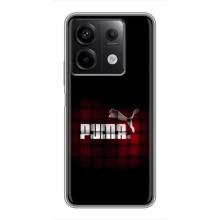 Чохол з Брендами одягу на Редмі Нот 13 (5G) – PUMA стиль