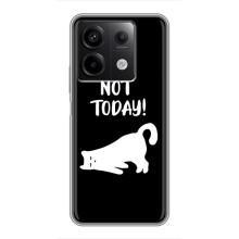 Бампер с изображением Котиков для Редми Нот 13 (5G) (Not Today)