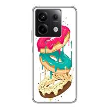 Чехол с изображением  вкусной еды для Xiaomi Redmi Note 13 (5G) – Сочные пончики