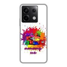 Чохли Амонг Ас для Xiaomi Redmi Note 13 (5G) (AlphaPrint) (Яскравий АмонгАс)