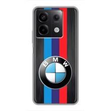 Чохол для Сяомі Редмі Нот 13 (5G) - з принтом БМВ (AlphaPrint) (Лого BMW)
