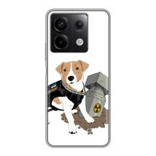 Чехол с принтом Собаки Патрон для Xiaomi Redmi Note 13 (5G) – Пёс Патрон с ракетой