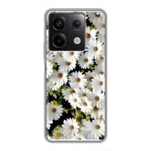 Чохол з ромашками на Xiaomi Redmi Note 13 (5G) – Рамка в ромашках