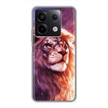 Чохол з картинкою ЛЕВ для Xiaomi Redmi Note 13 (5G) (VPrint) (Красочний Лев)