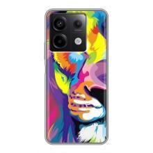 Чохол з картинкою ЛЕВ для Xiaomi Redmi Note 13 (5G) (VPrint) (Яскравий Лев)