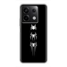 Чехол Супергерой Человека Паука на Xiaomi Redmi Note 13 (5G) – Лого паука