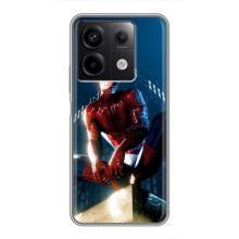 Чехол Супергерой Человека Паука на Xiaomi Redmi Note 13 (5G) – Паук на доме