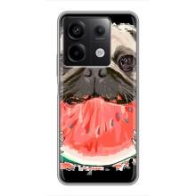 Чехол (ТПУ) Милые собачки для Xiaomi Redmi Note 13 (5G) – Смешной Мопс