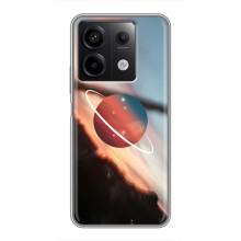 Чехол (ТПУ) с планетами на Xiaomi Redmi Note 13 (5G) – Сатурн