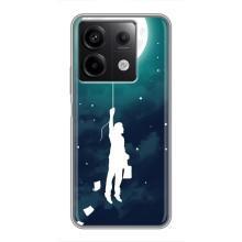 Чехол (ТПУ) с планетами на Xiaomi Redmi Note 13 (5G) – To The moon
