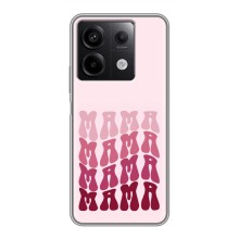 Чехлы на день мамы для Редми Нот 13 (5G) – Надпись мама