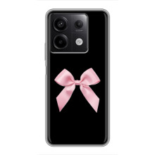 Чехол банты для Xiaomi Redmi Note 13 (5G) – Бант на черном