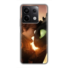 Чехол дракон Беззубик для Xiaomi Redmi Note 13 (5G) – Беззубик и Иккинг