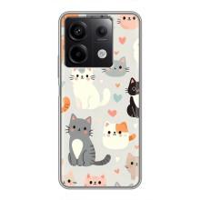 Чохол з малюнком кіт на Xiaomi Redmi Note 13 (5G) (Колаж котів)