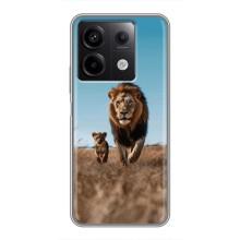 Чехол Король лев на Редми Нот 13 (5G) – Мусафа и Симба
