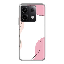 Чехол цветочный дизайн для Xiaomi Redmi Note 13 (5G) – Розовый фон