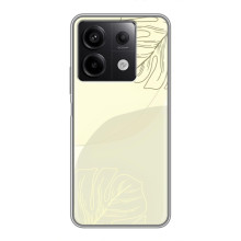 Чехол цветочный дизайн для Xiaomi Redmi Note 13 (5G) – Зелёный фон