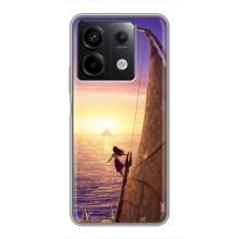 Чехол с мультфильмом Моана Xiaomi Redmi Note 13 (5G) (Моана в море)