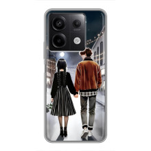 Чехол с дизайном Венздей 2 на Xiaomi Redmi Note 13 (5G) – Уэнсдей и Тайлер