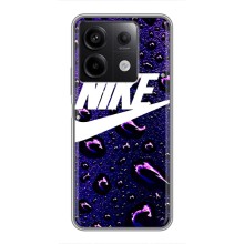 Чохол з логтипом Найк на Xiaomi Redmi Note 13 (5G) – Найк на фіолетовому
