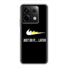 Чохол з логтипом Найк на Xiaomi Redmi Note 13 (5G) – Nike just do it