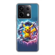 Чохол з Пікачу на Xiaomi Redmi Note 13 (5G) (Лого Пікачу)