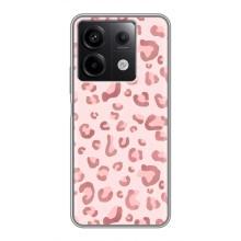 Чохол з розовим принтом для Xiaomi Redmi Note 13 (5G) (Рожевий леопард)