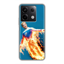 Чехол с принтом Фантастическая четверка для Xiaomi Redmi Note 13 (5G) – Человек-Факел