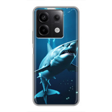 Чехол с картинкой «Хищники» для Xiaomi Redmi Note 13 (5G) – Акула