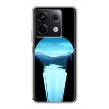 Літній Чохол на Xiaomi Redmi Note 13 (5G) – Синій Водоспад