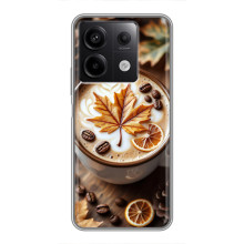 Чехол с уникальным дизайном «Осень с кофе» для Xiaomi Redmi Note 13 (5G) – Пряный кофе