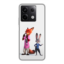 Силиконовый чехол с принтом Зоотрополіс для Xiaomi Redmi Note 13 (5G) – Джуди и Ник